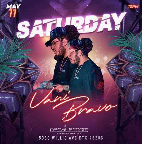 SAT MAY 11th: DJ Souljah featuring DJ Vanni Bravo