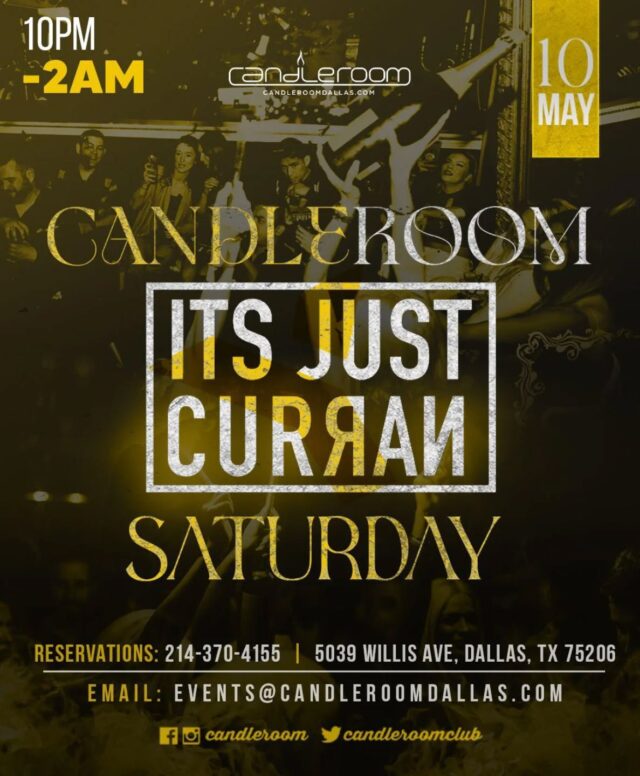SATURDAY NIGHTS AT CANDLEROOM - DRINK SPECIALS 
5039 Willis Ave, Dallas, TX
VIP & Table Reservations: 214-370-4155 /
Events@CandleroomDallas.com
.
.
.
#candleroom #dfwnightlife #dallasnightlife #barsindallas #thingstodoindallas #dance #girlsnightout